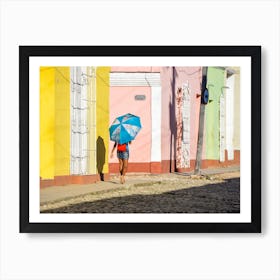 Shade Of An Umbrella Cuba Art Print