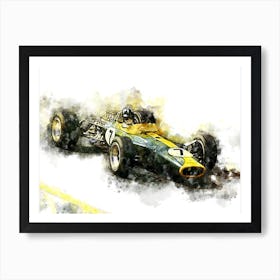 Graham Hill, 1967 Art Print