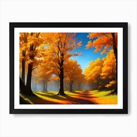 Autumn Trees 2 Poster