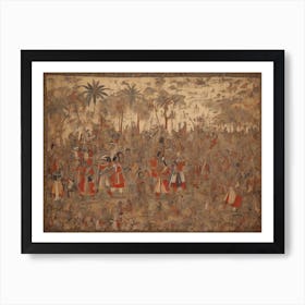 Battle Of Naini Art Print