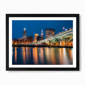 The Cleveland Skyline Art Print