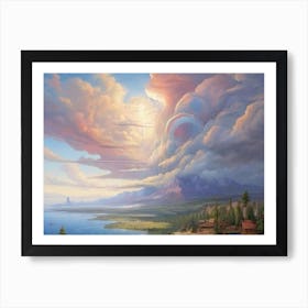 Cloudy Day 1 Art Print