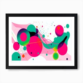 Abstract Circles 17 Art Print