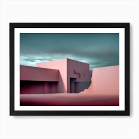 Pink Building 1 Art Print