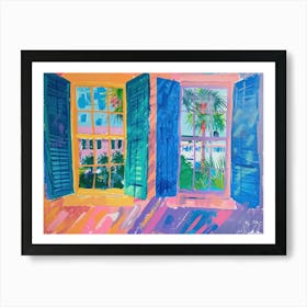 Charleston From The Window View Painting 3 Art Print