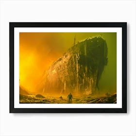 The sea of Lost Souls on the planet Omicron in the Orion Nebular. Art Print