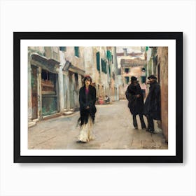 Street In Venice (1882), John Singer Sargent Poster