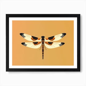 Dragonfly Halloween Pennat Celithemis 4 Art Print