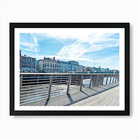 Sunny Day In Dublin Art Print