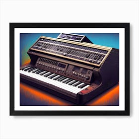 Synthesizer Art Print