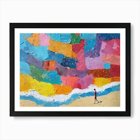 Colorful Beach 4 Art Print