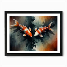 Koi Fish Art Print