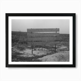 Sign Advertising Land For Farm Purposes, Pine Area, New Jersey By Russell Lee Art Print