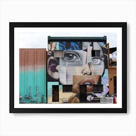 Graffiti Face Art Print