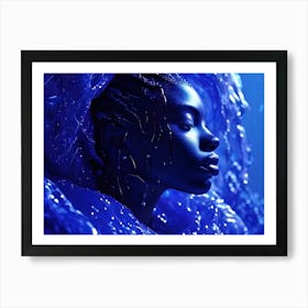 African People Fashion Art 3 Art Print