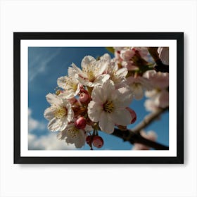 Blooming sakura branch 3 Art Print