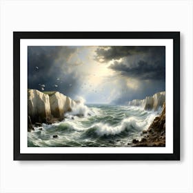 Stormy Seas 1 Art Print