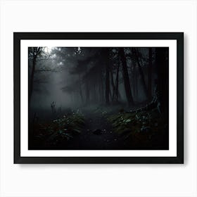 Dark Forest Art Print