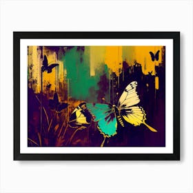 Butterfly Painting 211 Art Print