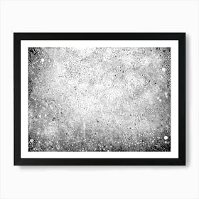 Abstract Black And White Background Art Print