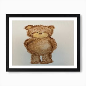 Teddy bear Art Print
