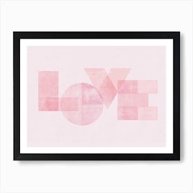 Love  - Typographic Print Art Print