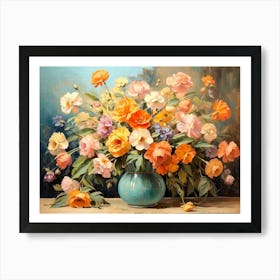 Vase Of Flowers 3 Art Print