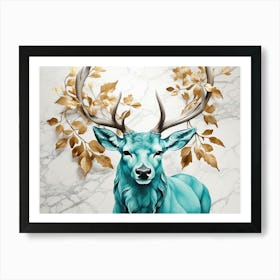 Deer Painting 3 Art Print