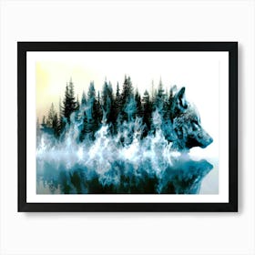 Wolf Range - Wolf Outdoor Art Print