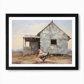 Old Stone Farm Neutral Tones 11 Art Print