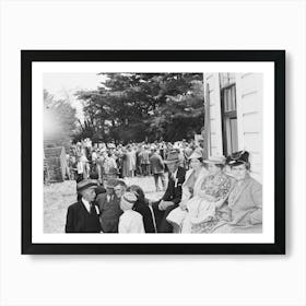 Untitled Photo, Possibly Related To Crowd At The Portuguese American Holy Ghost Festival, Petaluma, California By Art Print