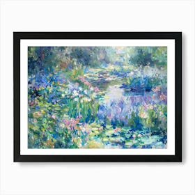 Water Lily Pond 1 Art Print