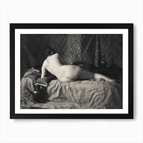 Female Nude From The Back Art Print