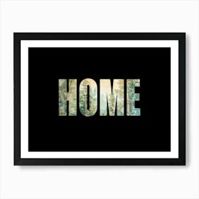 Home Poster Landscape Forest Illustration 6 Art Print