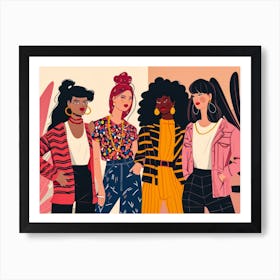 Group Of Women 21 Art Print