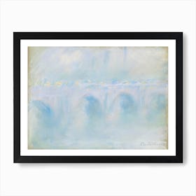 Waterloo Bridge, Claude Monet Art Print