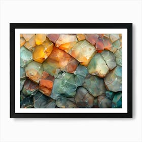 Mossy Rock Art Print