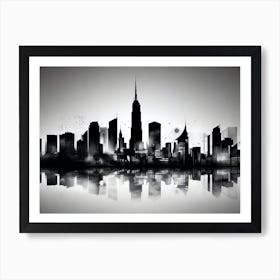 New York City Skyline 42 Art Print