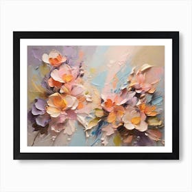 Abstract Flowers 19 Art Print