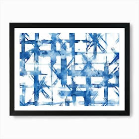 Abstract Watercolor Pattern 8 Art Print