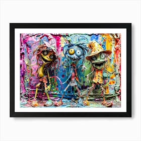 Monsters From Hell Art Print