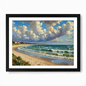 Seascape 8 40x30 In 12000x9000px 49 Art Print