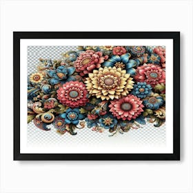 Floral Bouquet 1 Art Print