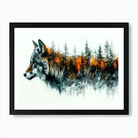 Wolf Sanctuary - Wolf Zone Art Print