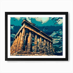 The Parthenon Greece Antiquity Architecture Art Print