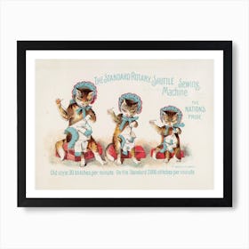 The Standard Rotary Shuttle Sewing Machine The Nation'S Pride Art Print