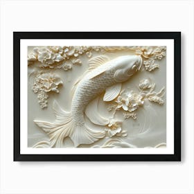 Chinese Koi Fish 1 Art Print