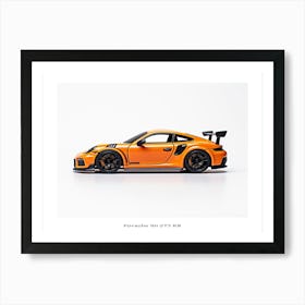 Toy Car Porsche 911 Gt3 Rs Orange Poster Art Print