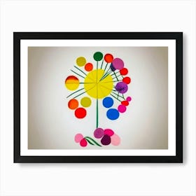 Spring Flower Bauhaus Art Print