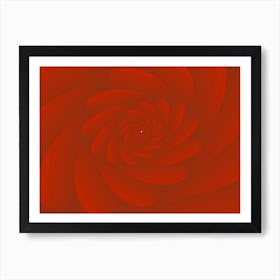 3 D Image Abstract Rose Flower Background Art Print